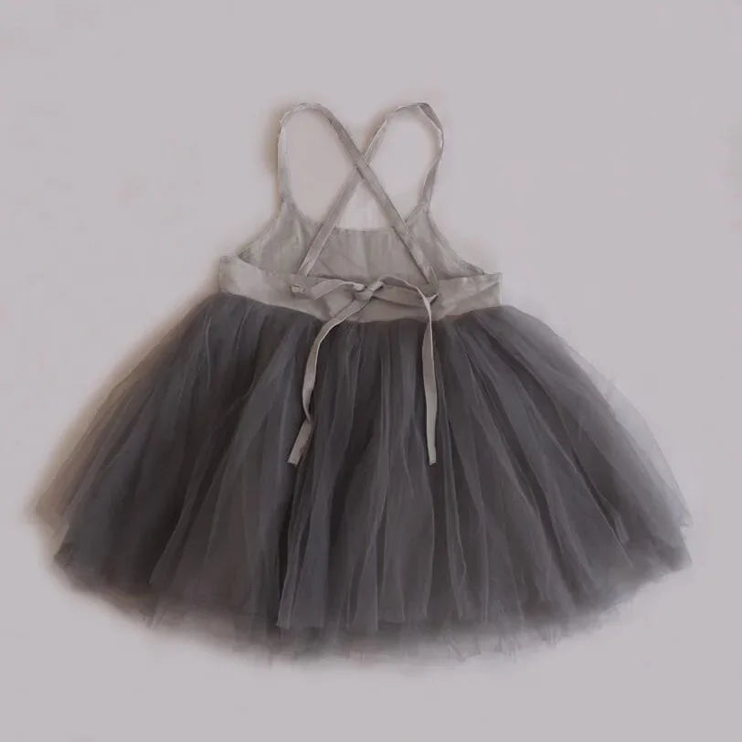 Summer Baby Girl Princess Dress Toddler Kids Mesh Tutu Dresses Children Birthday Party Clothes