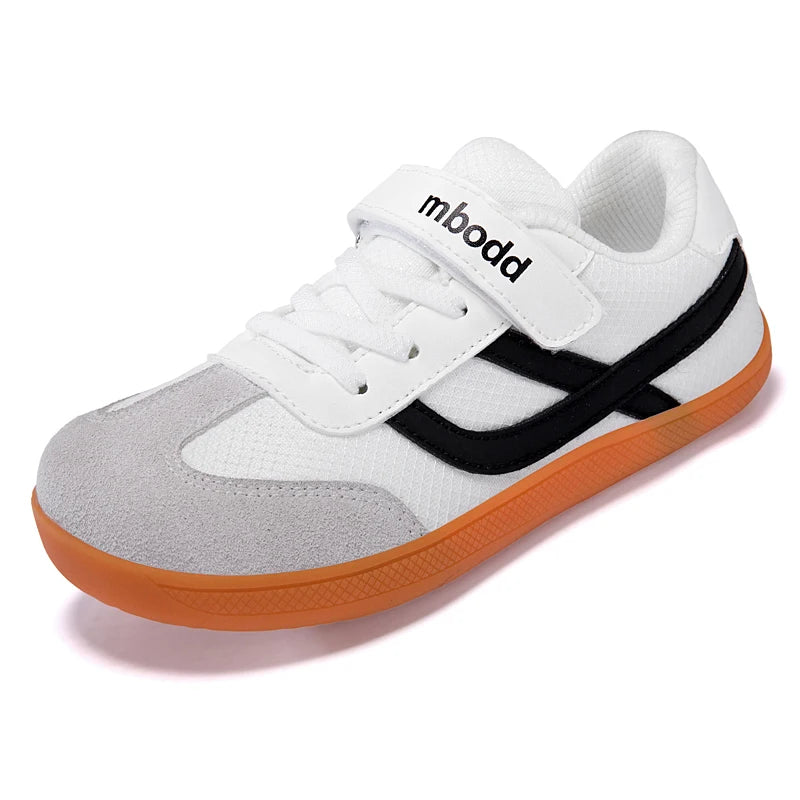 Children's Breathable Mesh Sneakers, Wide Last Zero Restraint Shoes for Natural Barefoot Feeling, Healthy Foot Development