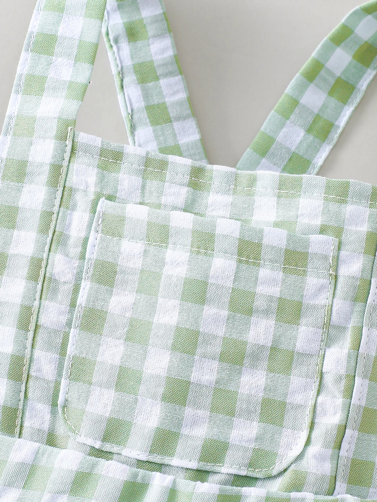 Baby Plaid Suspender Shorts and Sun Hat Set, Breathable and Cute for Outdoor Play in Summer, Comfortable and Stylish